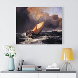 Dutch Boats in a Gale - Joseph Mallord William Turner Canvas
