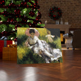 Woman with Parasol - Pierre-Auguste Renoir Canvas