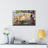 Sunday Afternoon on the Island of La Grande Jatte - Georges Seurat Canvas