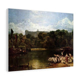 Windsor Castle from the Thames - Joseph Mallord William Turner Canvas
