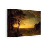 The Sacramento River Valley - Albert Bierstadt Canvas