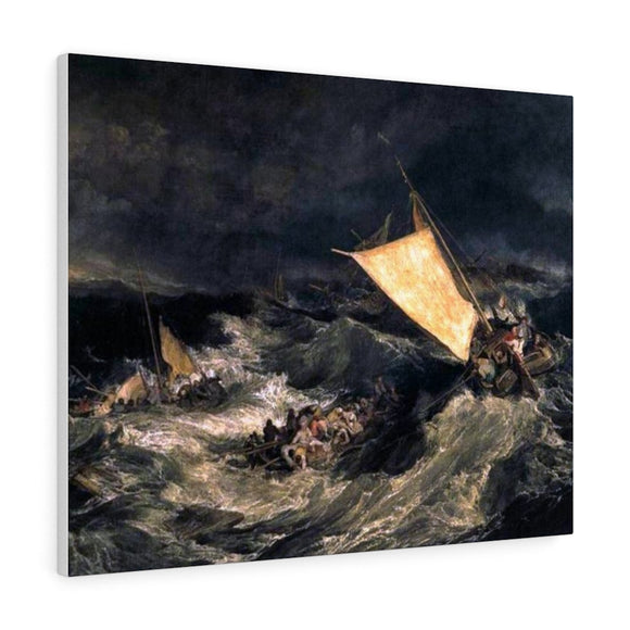 The Shipwreck - Joseph Mallord William Turner Canvas
