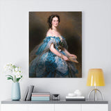 Alexandra Iosifovna, Grand Duchess of Russia - Franz Xaver Winterhalter Canvas