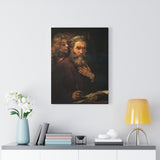 Evangelist Matthew and the Angel - Rembrandt Canvas