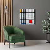 Composition with Yellow, Blue and Red - Piet Mondrian Canvas
