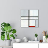Composition (No. 1) Gray-Red - Piet Mondrian Canvas