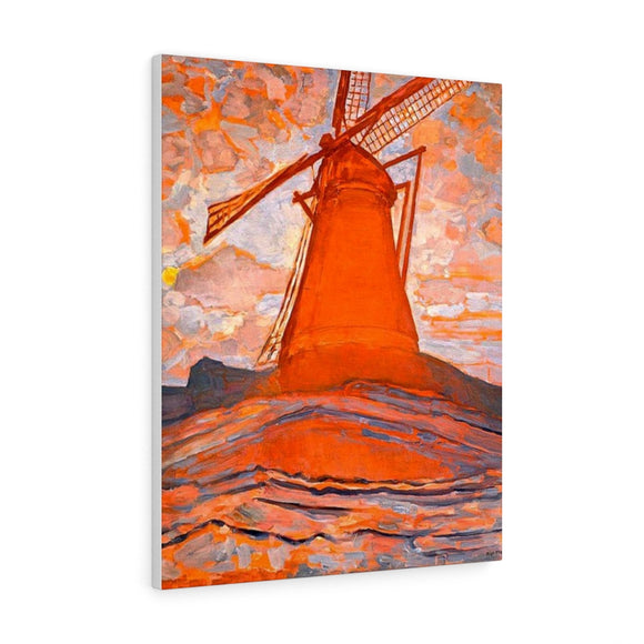 Windmill - Piet Mondrian Canvas