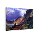 Storm in the Rocky Mountains, Mt. Rosalie - Albert Bierstadt Canvas
