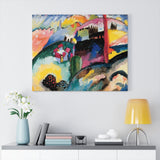 Landscape with factory chimney - Wassily Kandinsky Canvas