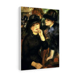 Two Girls in Black - Pierre-Auguste Renoir Canvas