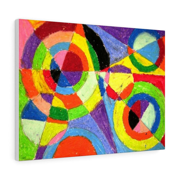 Color Explosion - Robert Delaunay Canvas