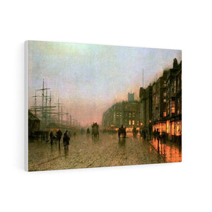 Liverpool from Wapping - John Atkinson Grimshaw Canvas