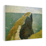 The Bec du Hoc, Grandcamp - Georges Seurat Canvas