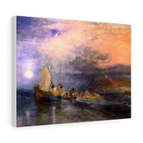 Folkestone from the Sea - Joseph Mallord William Turner Canvas