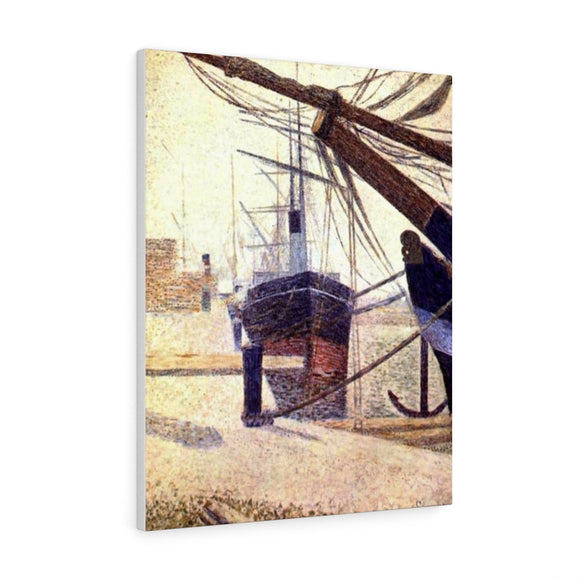 Harbor in Honfleur - Georges Seurat Canvas