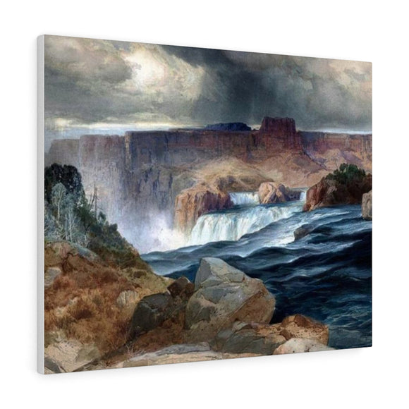 Shoshone Falls, Snake River, Idaho - Thomas Moran Canvas