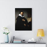 Portrait of Johannes Wtenbogaert - Rembrandt Canvas