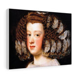 The Infanta Maria Theresa, daughter of Philip IV of Spain - Diego Velazquez Canvas