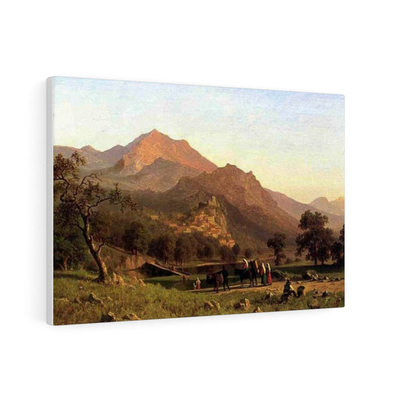 Rocca de Secca - Albert Bierstadt Canvas