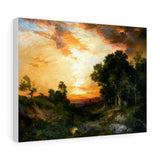 Sunset, Amagansett - Thomas Moran Canvas