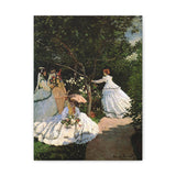 Women in the garden - Claude Monet Canvas Wall Art