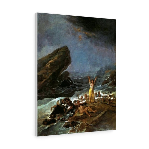 The Shipwreck - Francisco Goya Canvas