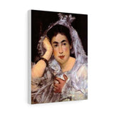 Marguerite de Conflans Wearing Hood - Edouard Manet