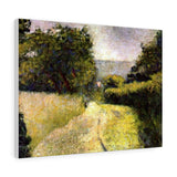 The Hollow Way - Georges Seurat Canvas