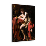 John the Baptist - Caravaggio Canvas