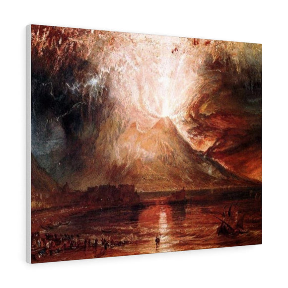 Mount Vesuvius in Eruption - Joseph Mallord William Turner Canvas