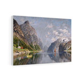 Norwegian Fjord Landscape - Adelsteen Normann Canvas