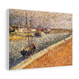 Study for 'The Channel at Gravelines' - Georges Seurat Canvas