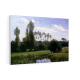 View At Rouelles Le Havre - Claude Monet Canvas Wall Art