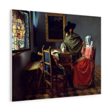 The glass of wine - Johannes Vermeer