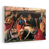 Lamentation over the Dead Christ with the saints Girolamo, Pietro and Paolo - Sandro Botticelli Canvas