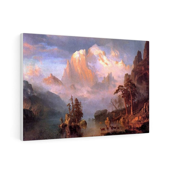 Rocky Mountains - Albert Bierstadt Canvas