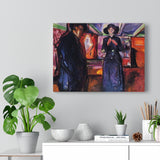 Man and Woman II - Edvard Munch Canvas