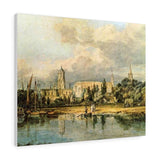 South View of Christ Church, from the Meadows - Joseph Mallord William Turner Canvas