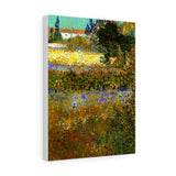 Flowering Garden - Vincent van Gogh Canvas