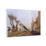 Chemin De La Machine Louveciennes - Alfred Sisley Canvas