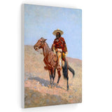 A Mexican Vaquero - Frederic Remington Canvas