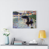 The Bridge, View of the Seine - Georges Seurat Canvas