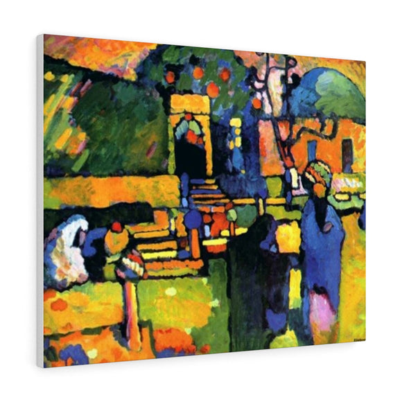 Arabs I (Cemetery) - Wassily Kandinsky Canvas