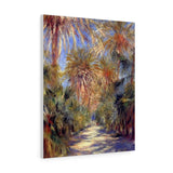 Algiers, the Garden of Essai - Pierre-Auguste Renoir Canvas