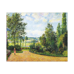 Mirbeau's Garden, the Terrace - Camille Pissarro Canvas Wall Art