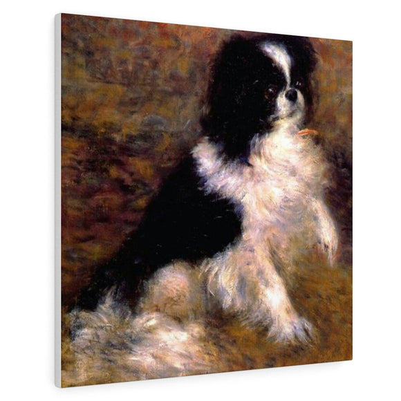 Tama the japanese dog - Pierre-Auguste Renoir Canvas