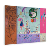 Various Parts - Wassily Kandinsky Canvas