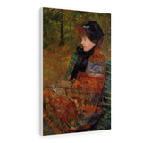 Autumn (Profile of Lydia Cassatt) - Mary Cassatt Canvas