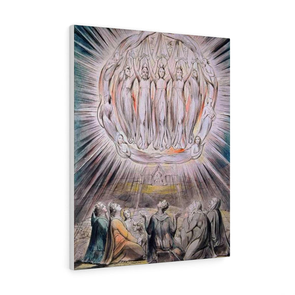 The Angels appearing to the Shepherds - William Blake Canvas