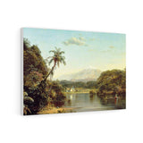 View on the Magdalena River - Frederic Edwin Church Canvas